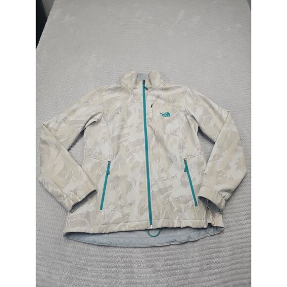 The North Face Jacket Womens Large Windwall Full Zip Camo - Picture 1 of 8